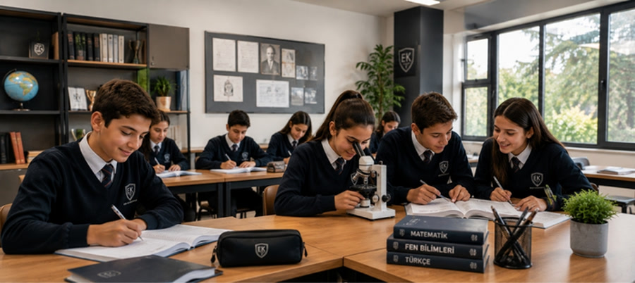 Karataraklı Koleji Ortaokul akademik gelişim çalışması
